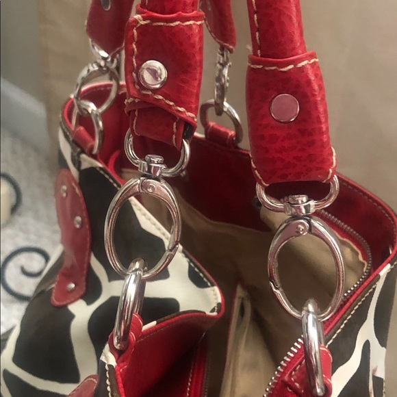 Cow fashion leather hand bag - Picture 3 of 11